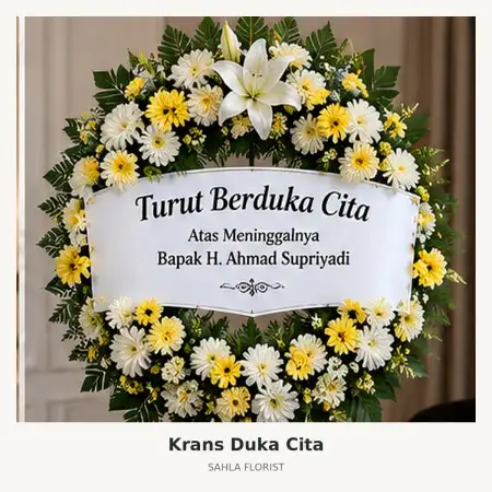 Krans Bunga Duka Sukajadi